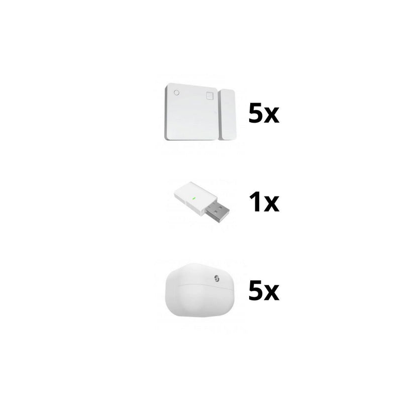 Shelly Smart Security Bundle XL - Bluetooth based - works standalone