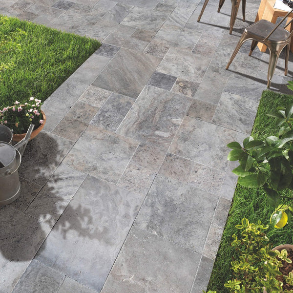 Silver Antique Pattern Brushed, Chiseled, and Partially Filled - Full Truckload