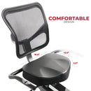 Bicicleta reclinada inteligente con resistencia magnética de primera calidad Sunny Health &amp; Fitness SF-RB4850SMART