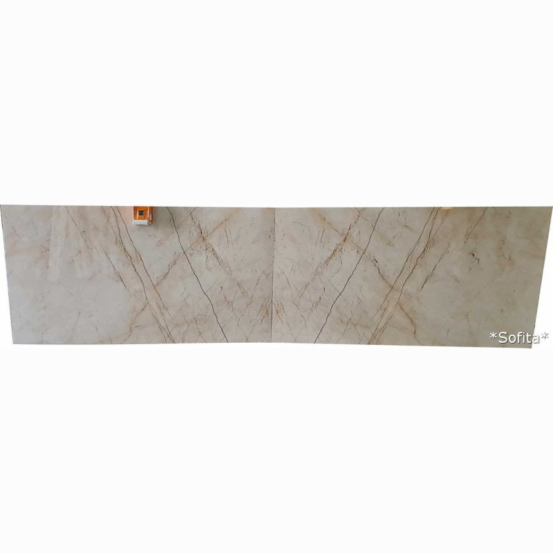 Sofita Beige Bookmatching Marble Slabs Polished - Livfloors Collection