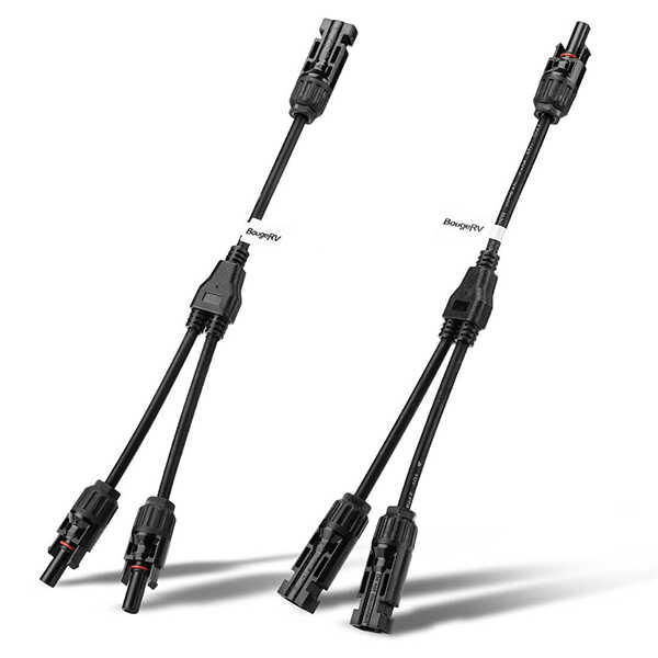 Conectores solares BougeRV Cable adaptador paralelo de rama Y