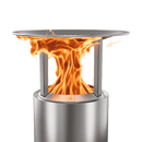 Solo Stove Mesa XL Tabletop Fire Pit with Stand | Low Smoke Outdoor Mini Fire for Urban & Suburbs | Fueled by Pellets or Wood