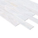 Solto White Marble Tile Honed Floor and Wall Tile 6"x24" - Livfloors Collection