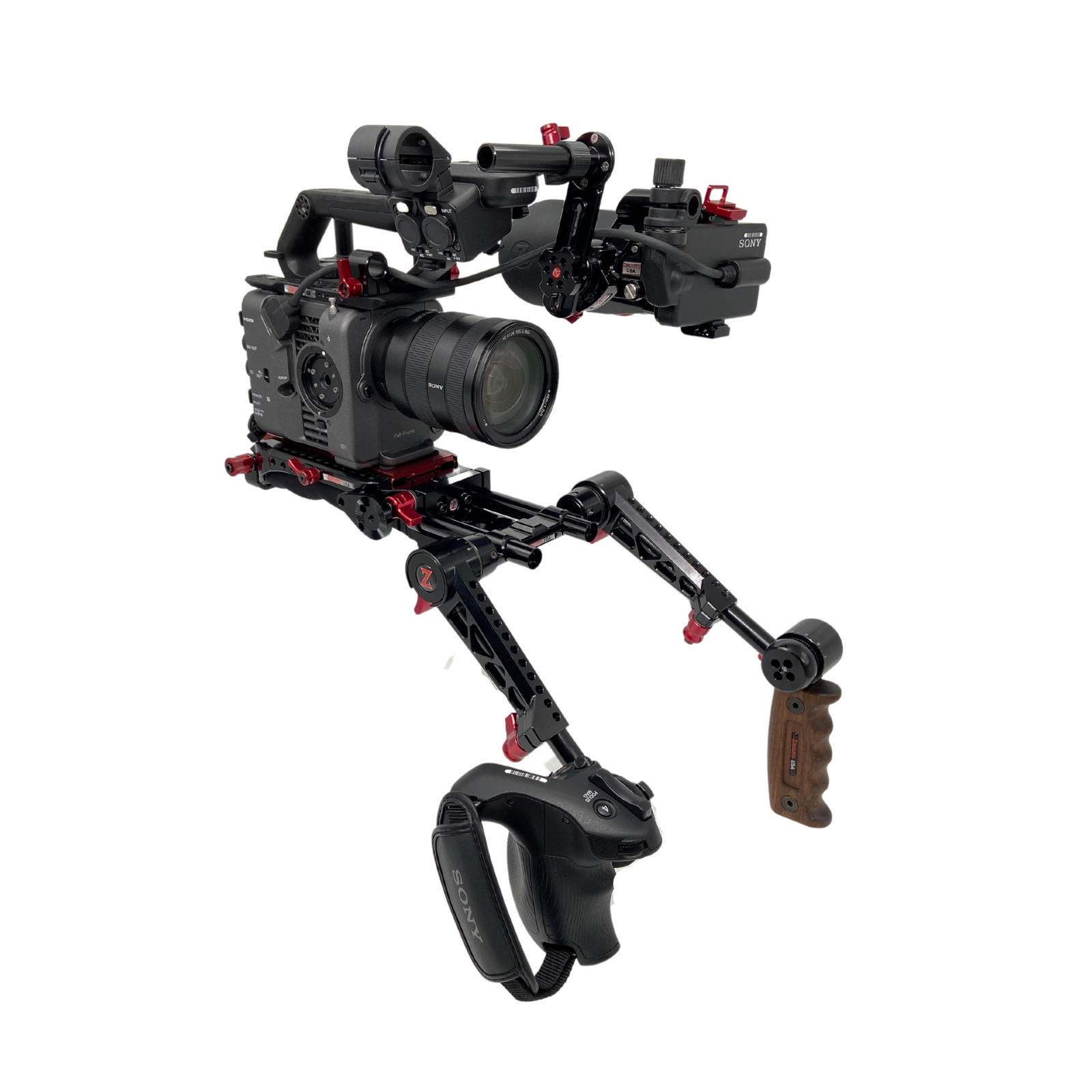 Sony - FX6 Z-Finder Recoil Rig with Dual Trigger Grips | Wellbots