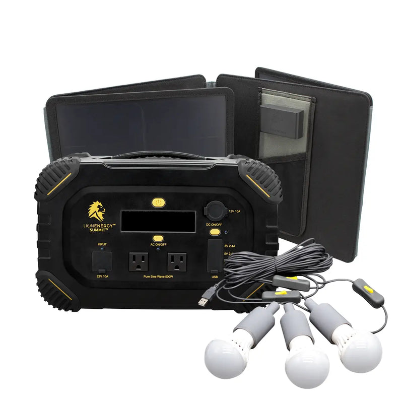 Lion Summit - 530W/665Wh Portable Generator Kit