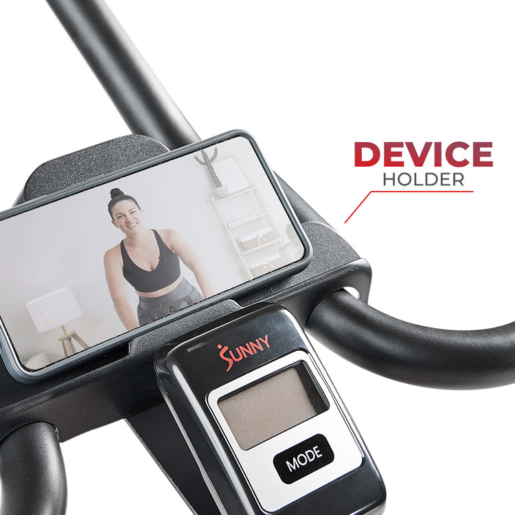 Bicicleta de ciclismo en interiores inteligente con resistencia magnética de primera calidad Sunny Health &amp; Fitness SF-B1877SMART