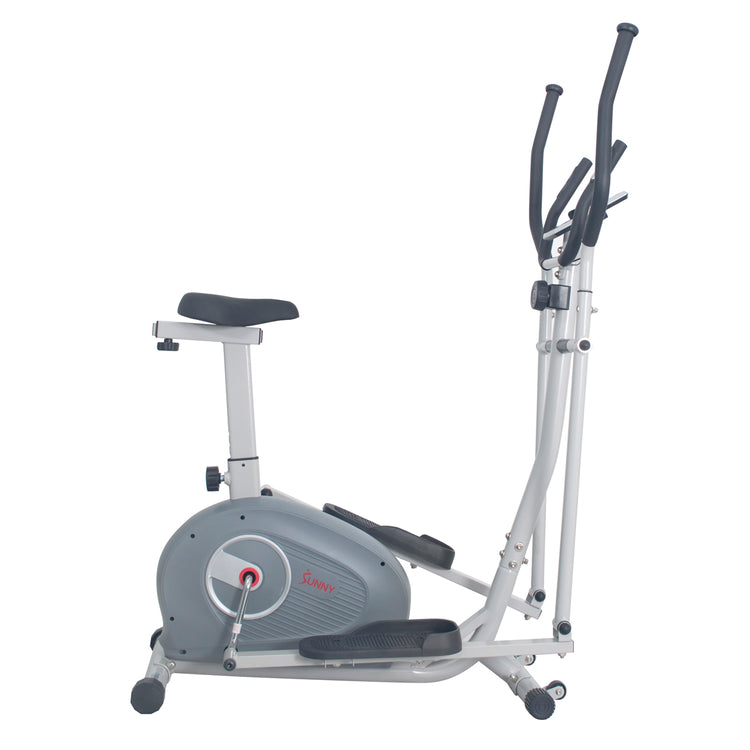 Bicicleta elíptica vertical magnética 2 en 1 Sunny Health &amp; Fitness - SF-E3903