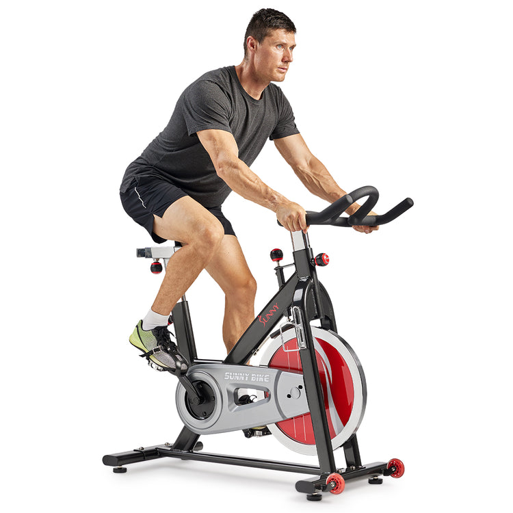 Bicicleta de ciclismo indoor con transmisión por correa Sunny Health &amp; Fitness SF-B1002