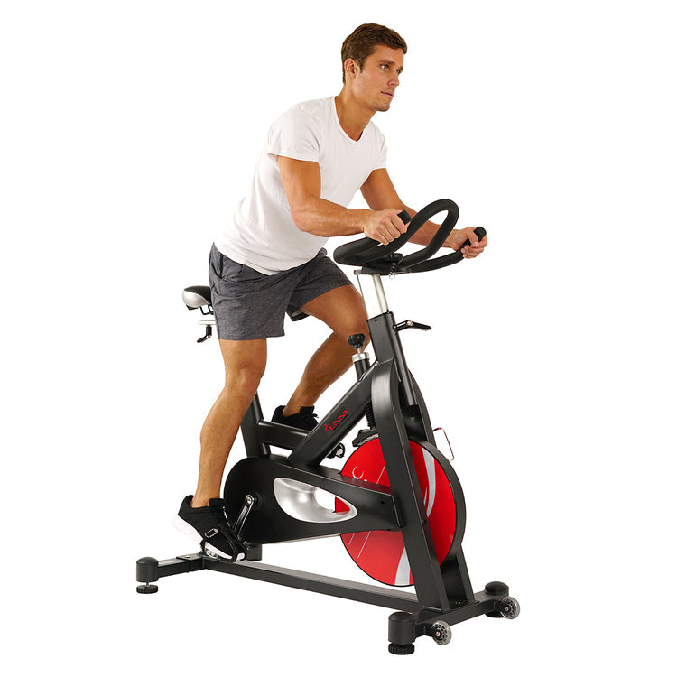 Sunny Health & Fitness Evolution Pro Magnetic Belt Drive Indoor Cycling Bike SF-B1714