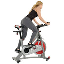 Bicicleta de ciclismo indoor Sunny Health &amp; Fitness Pro II con soporte para dispositivo y pantalla avanzada – SF-B1995