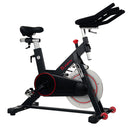 Bicicleta de ciclismo para interiores con transmisión por correa magnética Sunny Health &amp; Fitness, volante de inercia de 44 lb y soporte grande para dispositivos - SF-B1805