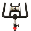 Bicicleta de ciclismo para interiores con transmisión por correa magnética Sunny Health &amp; Fitness, volante de inercia de 44 lb y soporte grande para dispositivos - SF-B1805