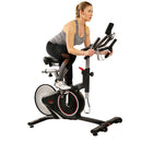 Bicicleta de ciclismo para interiores con transmisión por correa y sistema magnético Sunny Health &amp; Fitness SF-B1709