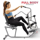 Elíptica reclinable de la serie interactiva Performance de Sunny Health &amp; Fitness SF-RBE420035