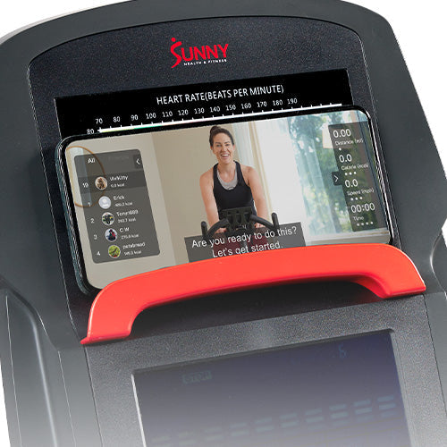 Bicicleta elíptica reclinable inteligente Sunny Health &amp; Fitness – SF-RBE4886SMART