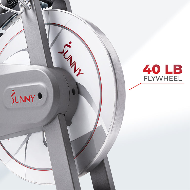 Bicicleta de ciclismo para interiores magnética Synergy Pro de Sunny Health &amp; Fitness - SF-B1851