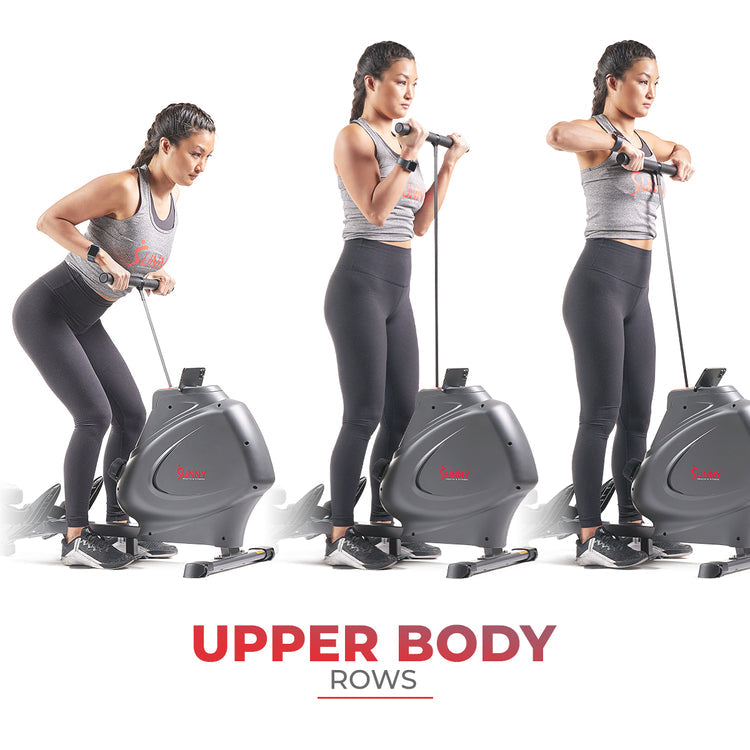 Sunny Health & Fitness Premium Magnetic Rowing Machine Smart Rower with Exclusive SunnyFit App Enhanced Bluetooth Connectivity - SF-RW5941SMART