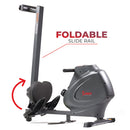 Máquina de remo magnética premium Sunny Health &amp; Fitness, máquina de remo inteligente con aplicación exclusiva SunnyFit y conectividad Bluetooth mejorada - SF-RW5941SMART