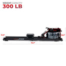 Máquina de remo de madera para agua Sunny Health &amp; Fitness - SF-RW522074