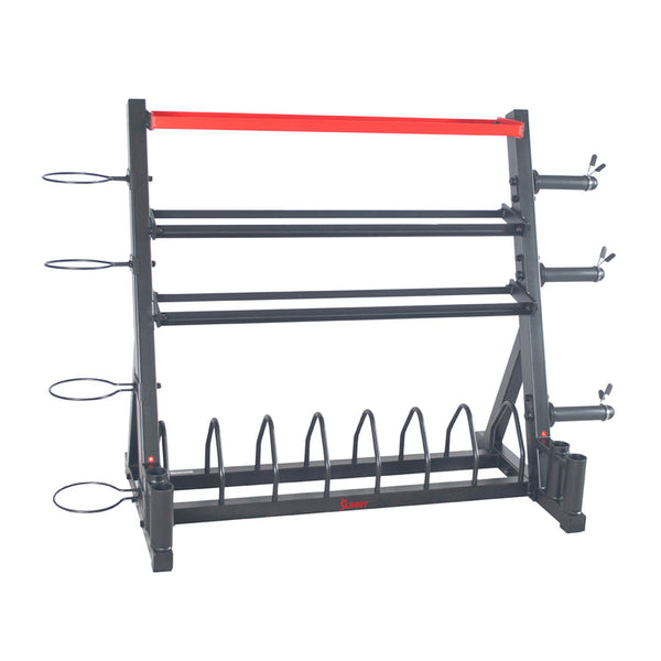 Soporte de almacenamiento de pesas multifunción Sunny Health &amp; Fitness - SF-XF920025