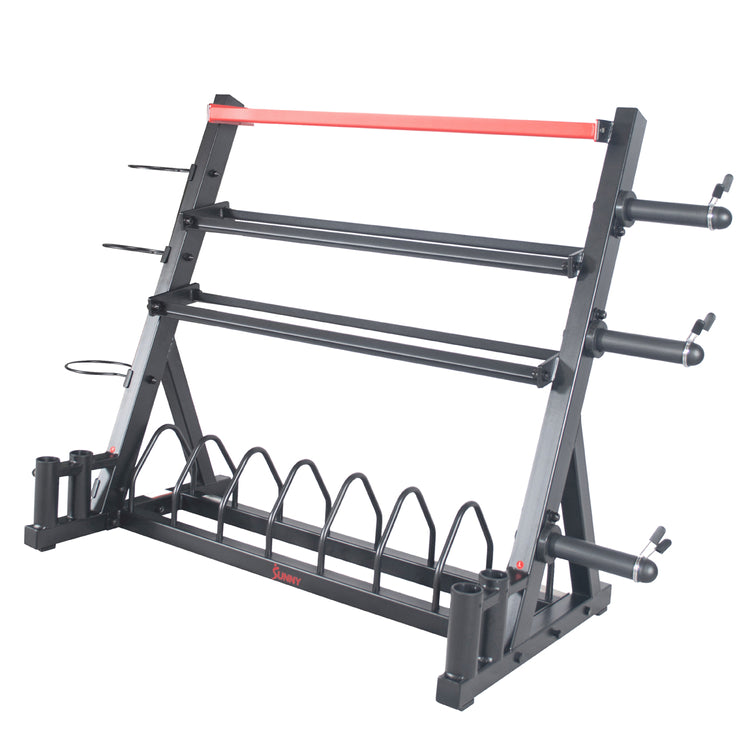 Soporte de almacenamiento de pesas multifunción Sunny Health &amp; Fitness - SF-XF920025