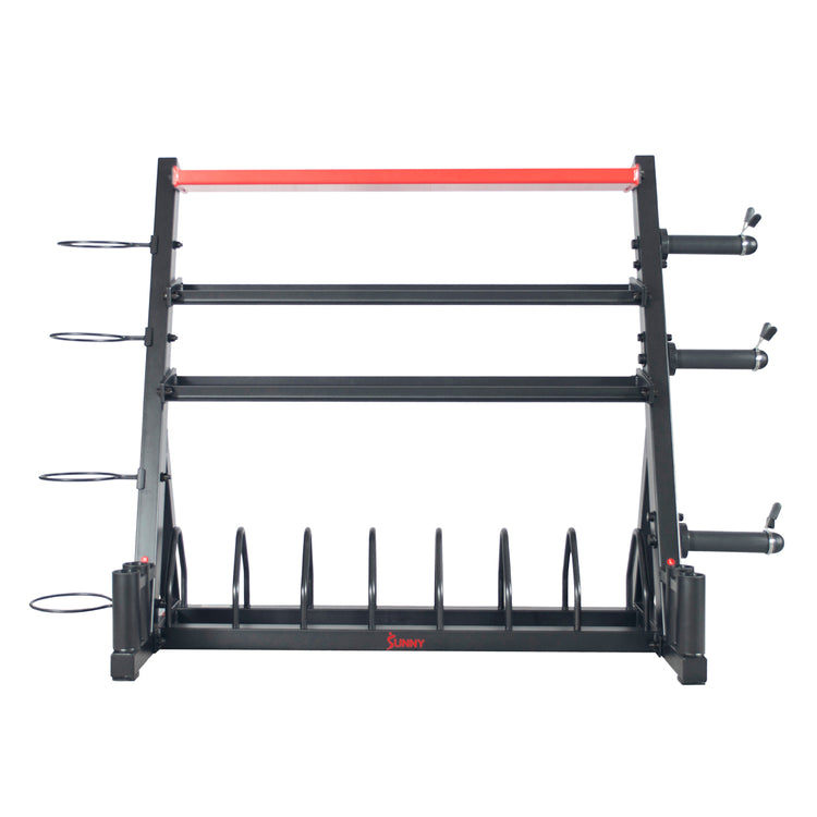 Soporte de almacenamiento de pesas multifunción Sunny Health &amp; Fitness - SF-XF920025