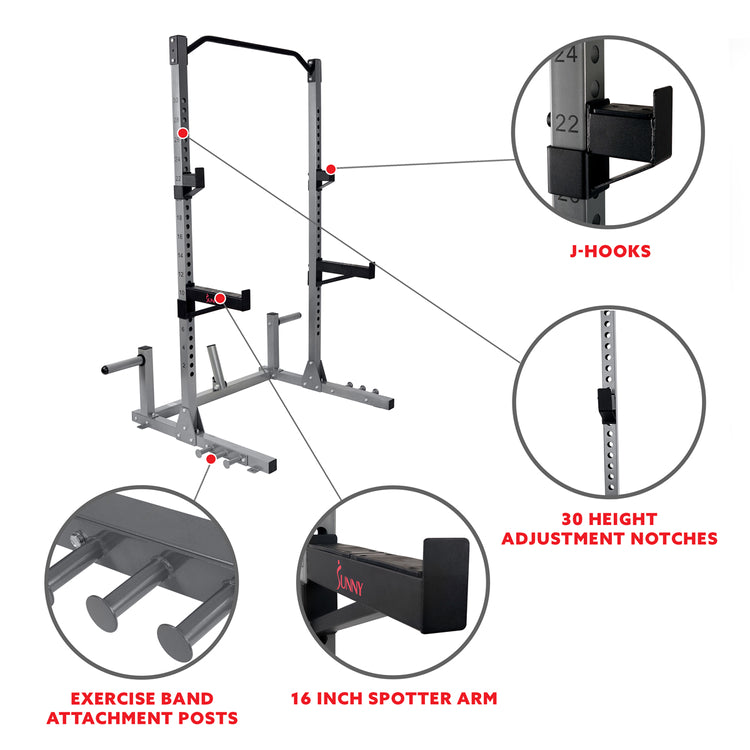 Sunny Health & Fitness Power Rack - SF-BH6802