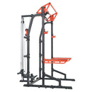 Jaula de potencia de alto rendimiento y alta resistencia Sunny Health &amp; Fitness Power Zone con capacidad de peso de 1000 lb – SF-XF9933