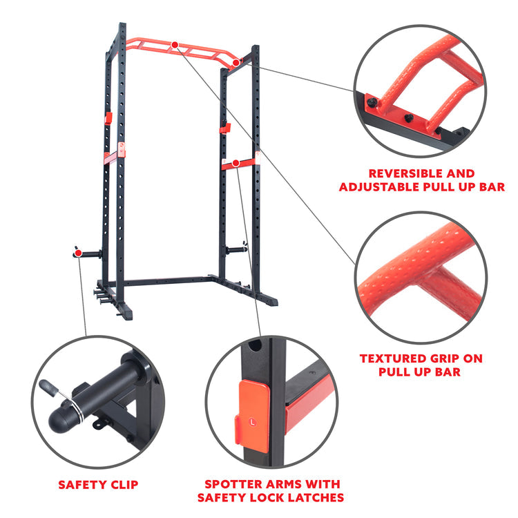 Sunny Health & Fitness Power Zone Strength Rack - SF-XF9925