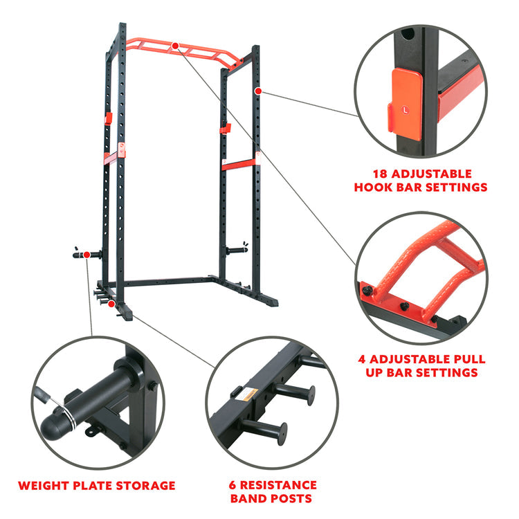 Estante de musculación Sunny Health &amp; Fitness Power Zone - SF-XF9925