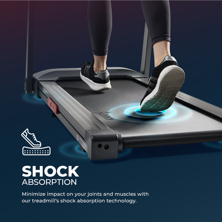 Sunny Health & Fitness Interactive Slim Treadmill with Bluetooth – SF-T722021