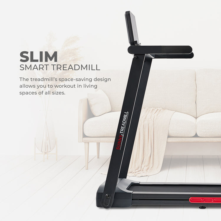 Sunny Health & Fitness Interactive Slim Treadmill with Bluetooth – SF-T722021