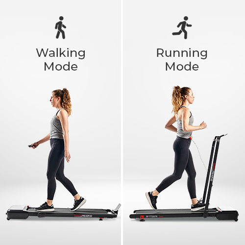 Sunny Health & Fitness Pacer Smart Compact Auto Incline Treadpad Treadmill - SF-T722076