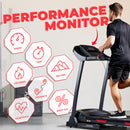 Sunny Health & Fitness Premium Folding Auto-Incline Smart Treadmill with Exclusive SunnyFit App Enhanced Bluetooth Connectivity - SF-T7705SMART
