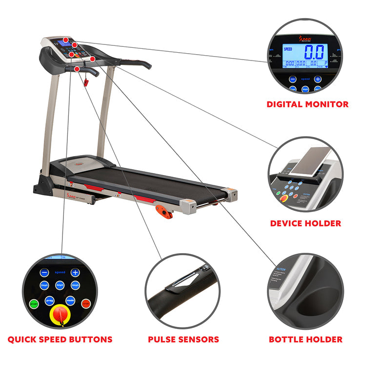 Cinta de correr Sunny Health &amp; Fitness - SF-T4400
