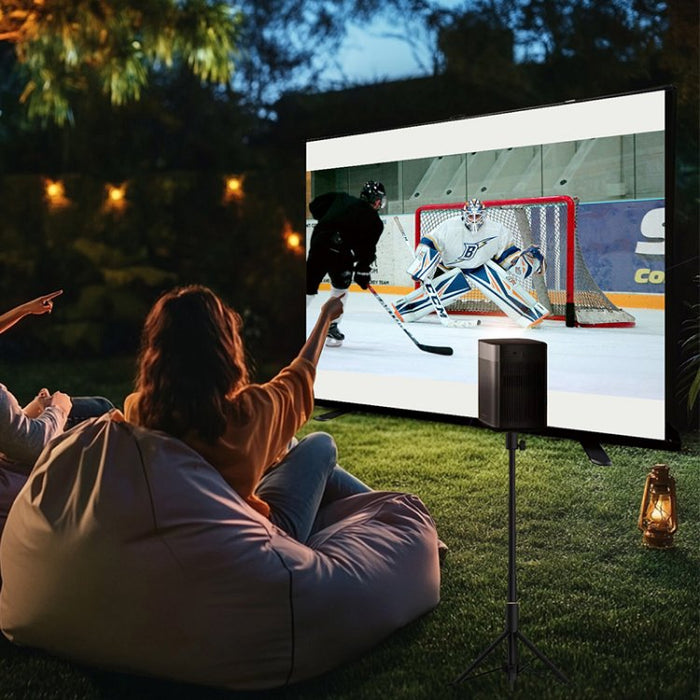 the MUBU Alpha Portable Pull Up Projector Screen with Stand | Wellbots ...