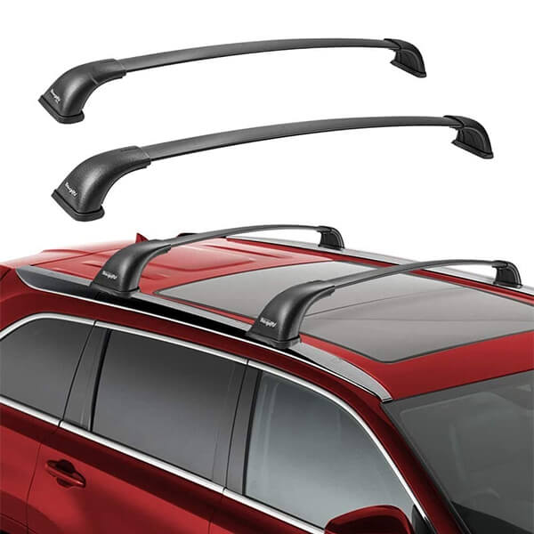 BougeRV 2014-2019 Toyota Highlander Aluminum Roof Rack Cross Bars with Side Rails