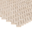 Light Beige Travertine Tumbled Mosaic Floor and Wall Tile - Livfloors Collection