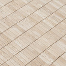 Light Beige Travertine Tumbled Mosaic Floor and Wall Tile - Livfloors Collection