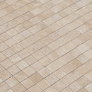 Light Beige Travertine Honed Mosaic Floor and Wall Tile - Livfloors Collection