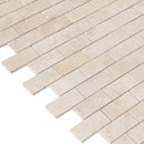 Light Beige Travertine Honed Mosaic Floor and Wall Tile - Livfloors Collection