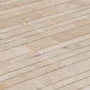 Classic Beige Travertine Slides Honed Mosaic Floor and Wall Tile - Livfloors Collection
