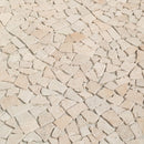 Classic Beige Travertine Palladian Tumbled Mosaic Floor and Wall Tile - Livfloors Collection