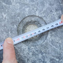 Natural Stone Tundra Grey Marble Vessel Sink Polished D: 16" H: 6.5"