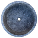 Natural Stone Tundra Grey Marble Vessel Sink Polished D: 16" H: 6.5"