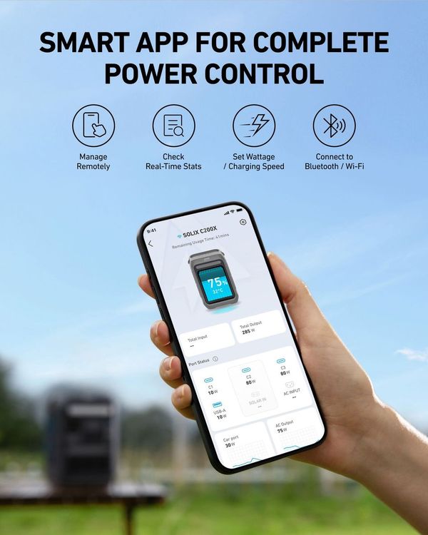 Anker SOLIX C200X Portable Power Station 230Wh/300W