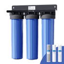 Waterdrop - 3-Stage Whole House Water Filter System with Carbon Filter & Sediment Filter