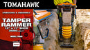 3.6HP Honda Vibratory Rammer Jumping Jack Tamper with Honda GXR120 Engine Impact Force 3,550 lbs/ft