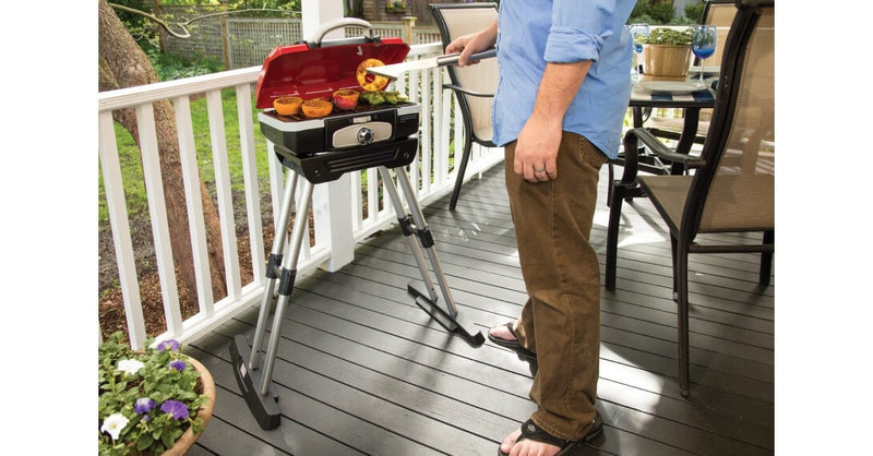 Cuisinart Petit Gourmet Portable Gas Grill with VersaStand