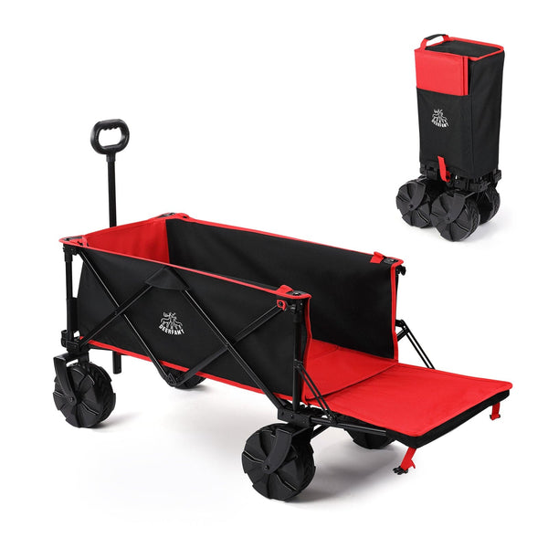 BougeRV 140L Capacity Outdoor Foldable Folding Wagon